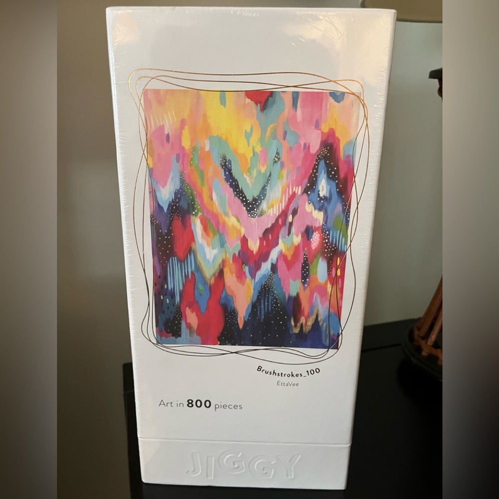 NEW JIGGY “Brushstrokes 100” Puzzle 800 Piece by Etta Vee Sealed